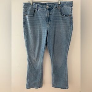 American Eagle Outfitters luxe curvy high waisted skinny kick jean sz18long